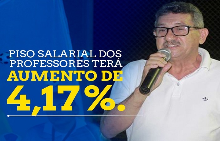 Prefeito Alvimar Martins cumpre a lei e autoriza aumento de 4,17% aos professores