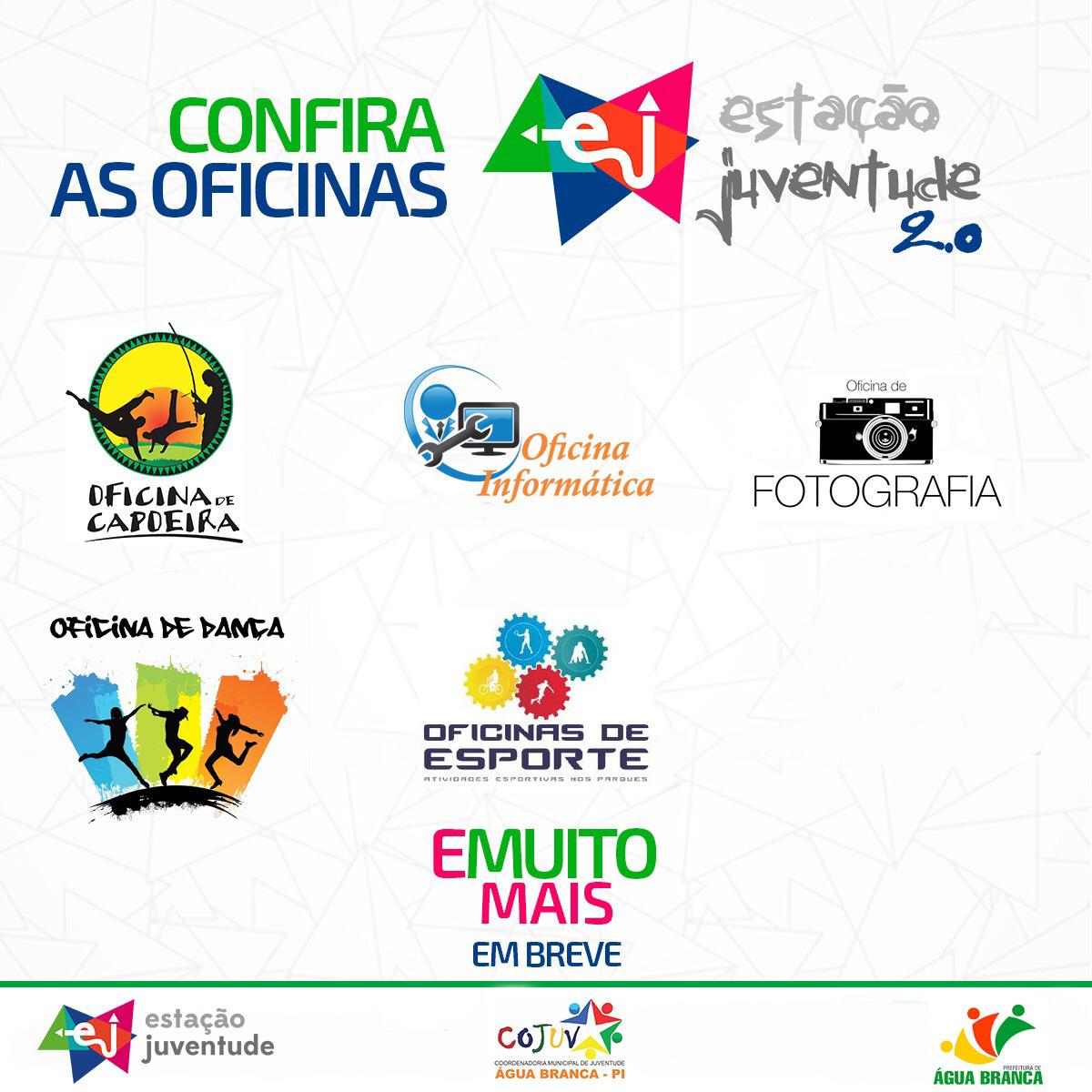 Inscrições abertas para cursos da Estação Juventude em Água Branca