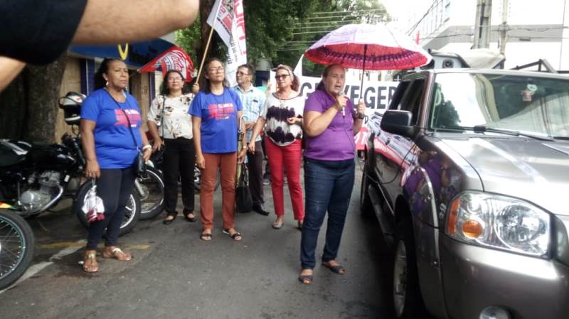 Sindicato dos Trabalhadores (as) Rurais participa de ato público em defesa do trabalhador rural  - Imagem 1