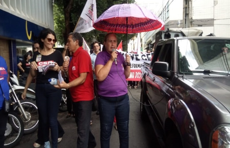 Sindicato dos Trabalhadores (as) Rurais participa de ato público em defesa do trabalhador rural 
