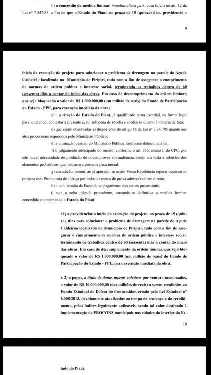 MP de Piripiri ingressa com Ação Civil Pública em desfavor do Governo do Estado - Imagem 1