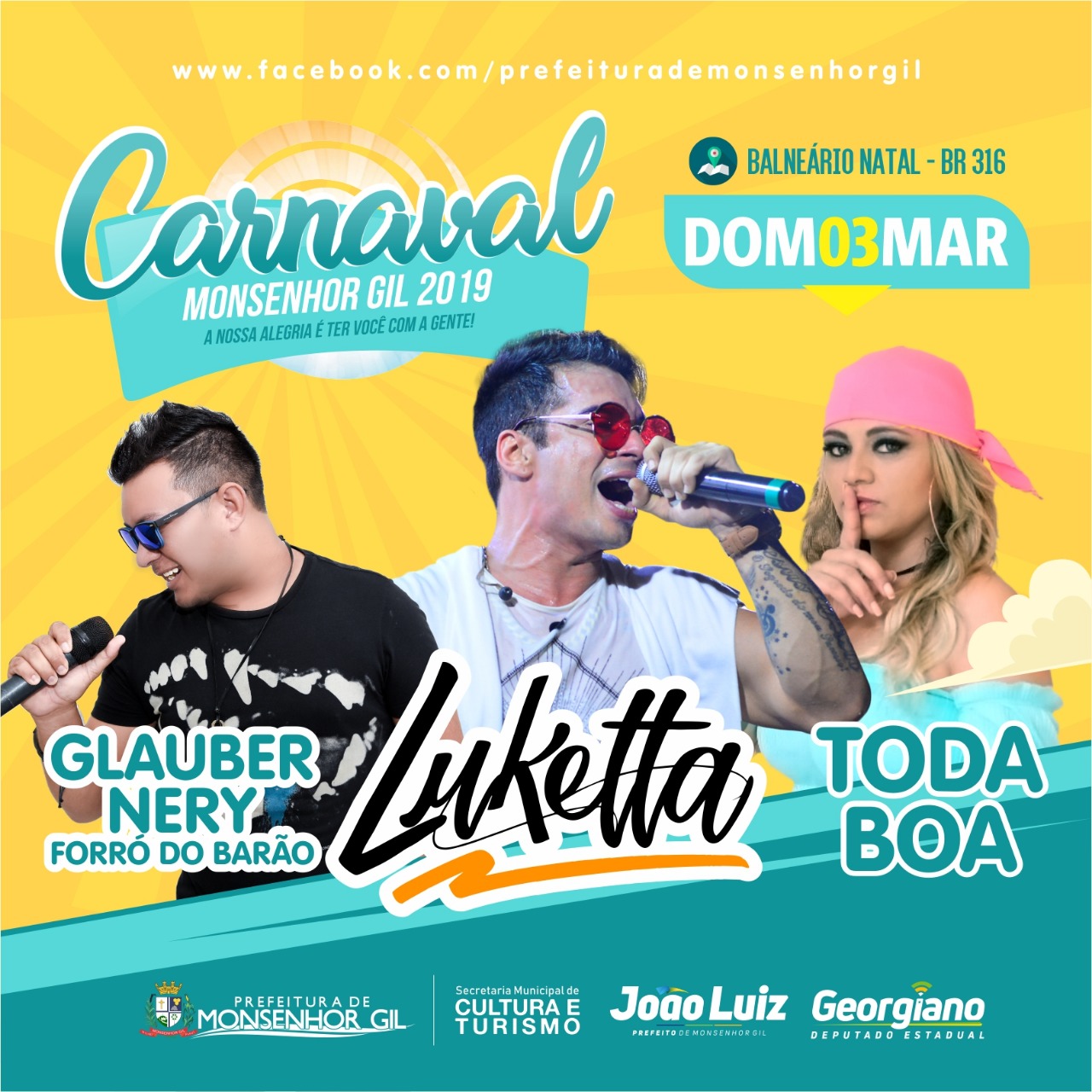 Começa hoje o Carnaval de Monsenhor Gil, no mais lindo cenário  - Imagem 3