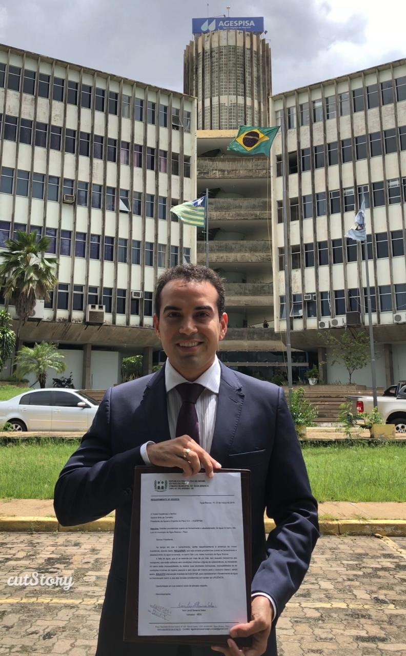 Vereador Ivon Lendl busca solução definitiva para a falta de água no bairro São Luiz em Água Branca - Imagem 2