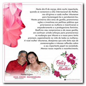 Feliz dia Internacional da Mulher - Imagem 1