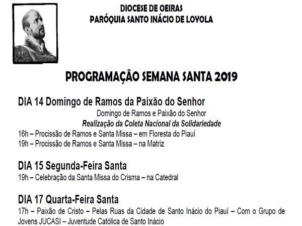 Procissão de ramos da início a semana santa na paróquia Santo Inácio de Loyola em Santo Inácio do Piauí - Imagem 9