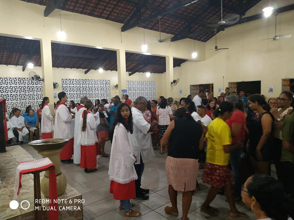 Procissão de ramos da início a semana santa na paróquia Santo Inácio de Loyola em Santo Inácio do Piauí - Imagem 7