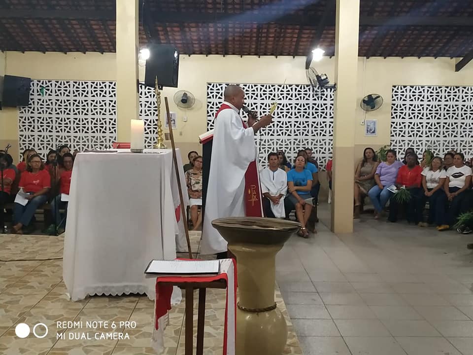 Procissão de ramos da início a semana santa na paróquia Santo Inácio de Loyola em Santo Inácio do Piauí - Imagem 8