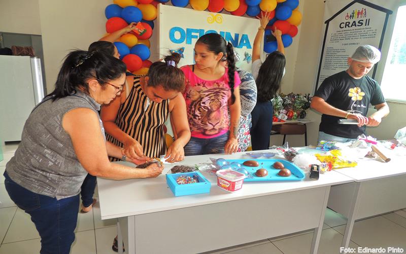 SEMAS promove oficina de produção de ovos de páscoa - Imagem 13