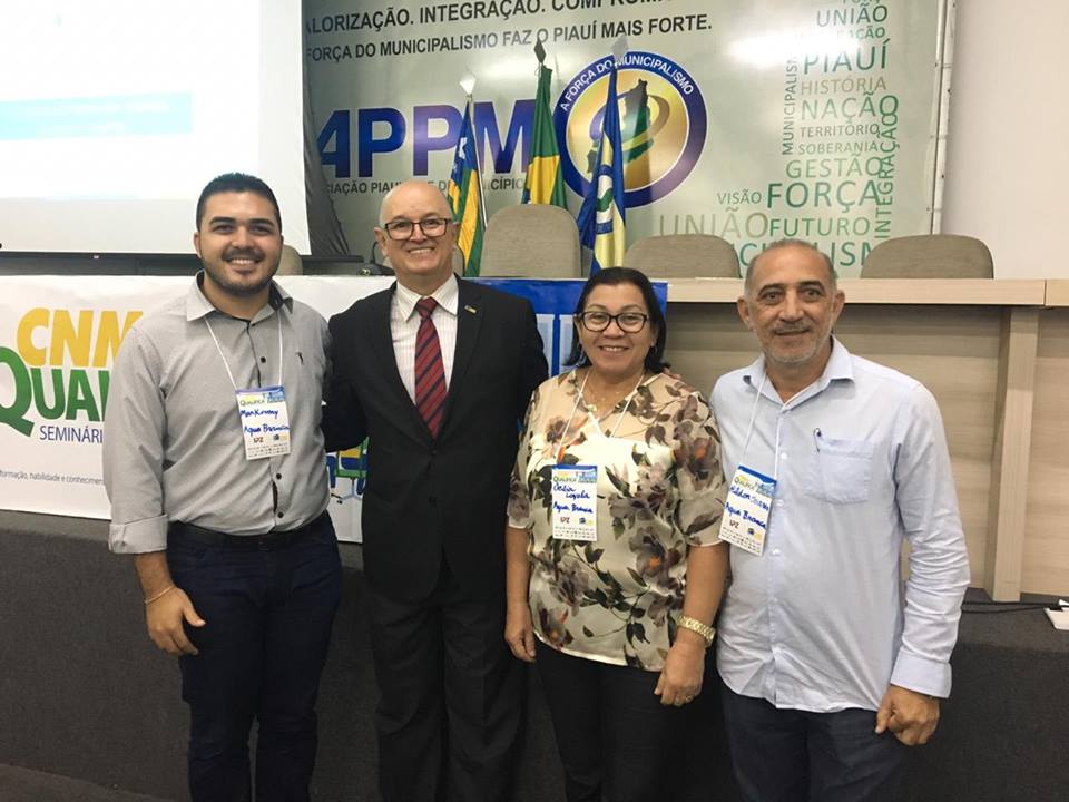 Equipe de Gestão de Água Branca participa de seminário sobre Captação de Recursos