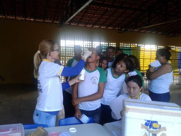 Secretaria de saúde realiza campanha de vacinação em escolas do município - Imagem 3