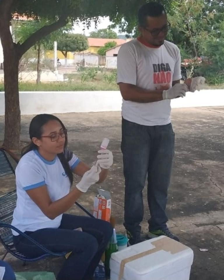 Cachorros e gatos são vacinados durante campanha em Santo Inácio do Piauí - Imagem 3