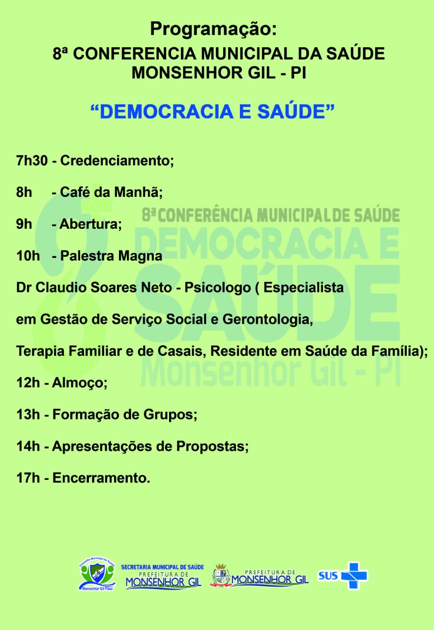 Prefeito João Luiz e Secretário Herbert César comandam conferência de saúde  - Imagem 1