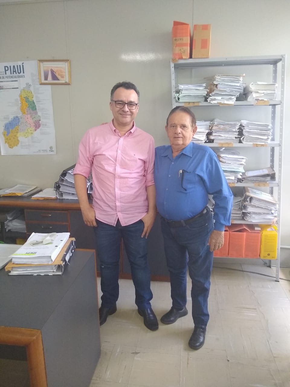 Em Teresina, prefeito Dr. Wagner Coelho visita deputada Rejane Dias e Idepi - Imagem 1