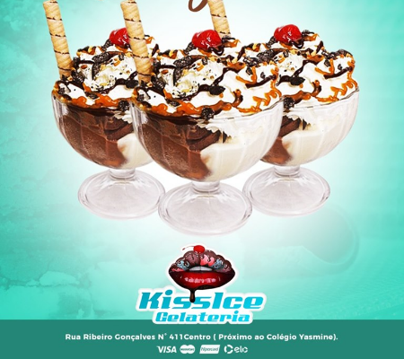 Já conhece a Kiss Ice Gelateria em Água Branca ?