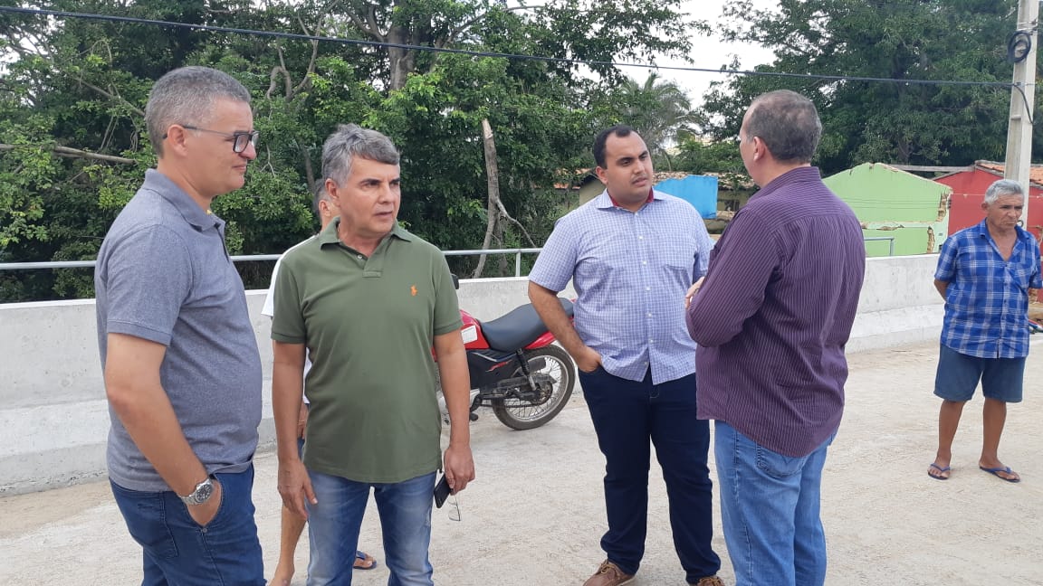 Obras da construção da ponte é tema de visita do deputado Georgiano Neto em Monsenhor Gil - Imagem 6