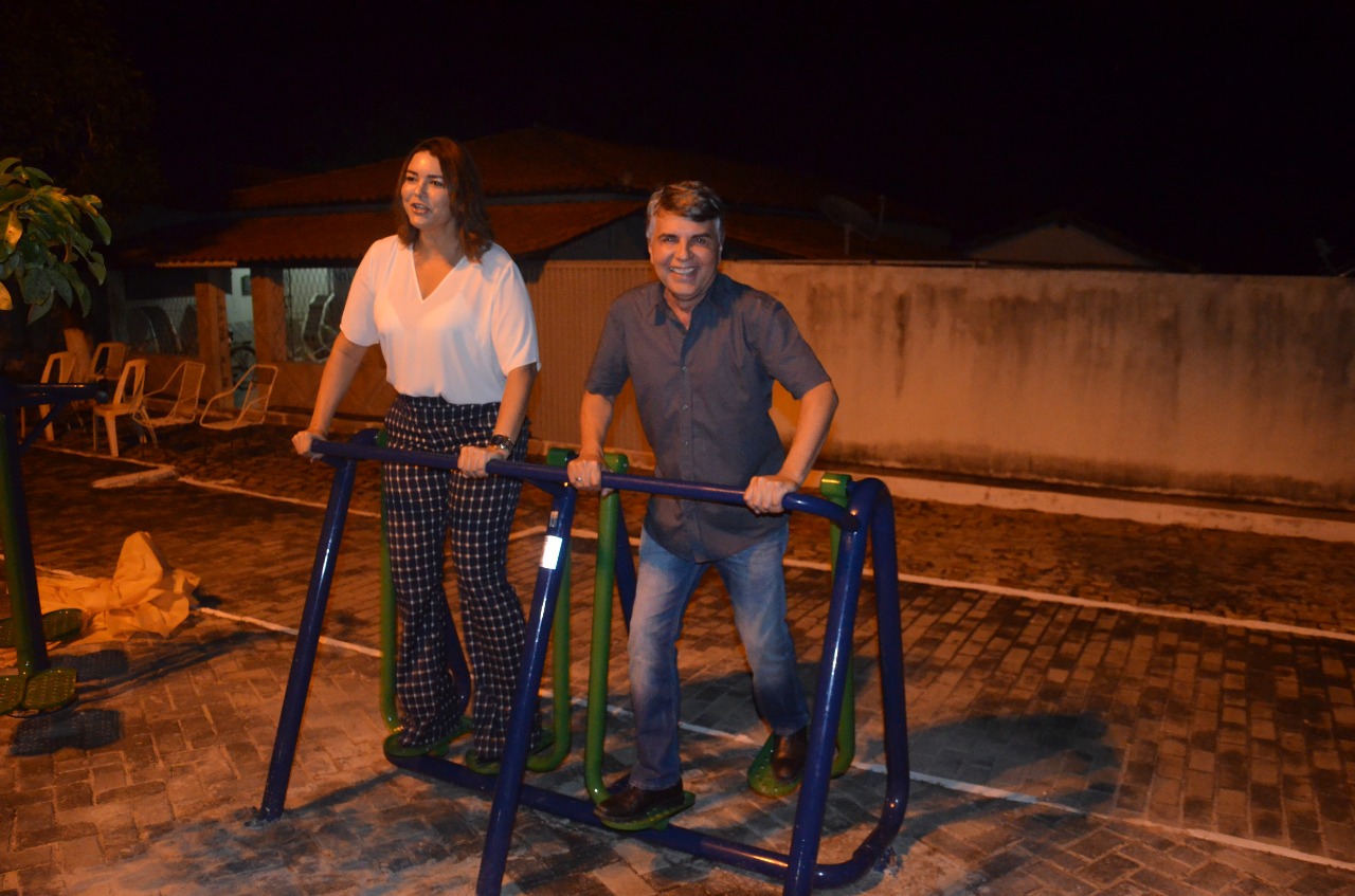 Secretaria de Infraestrutura do Estado entrega academia popular junto com prefeito João Luiz - Imagem 1