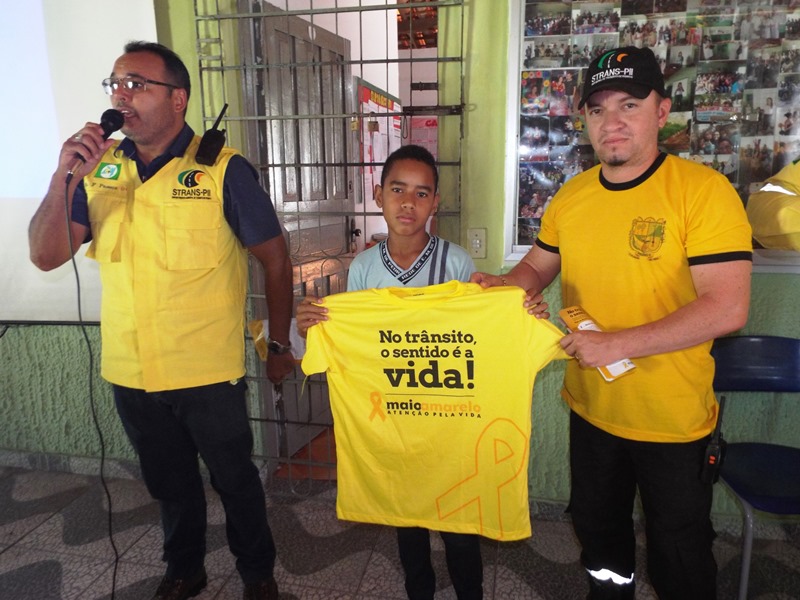 Strans leva campanha “Maio Amarelo” às escolas de Pedro II - Imagem 27