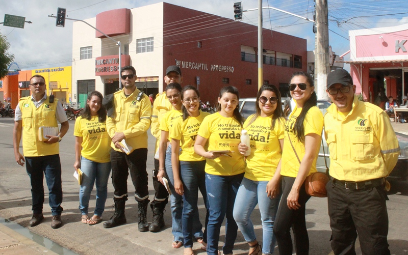 Caminhada e blitz educativa encerram campanha do “Maio Amarelo” em Pedro II - Imagem 3