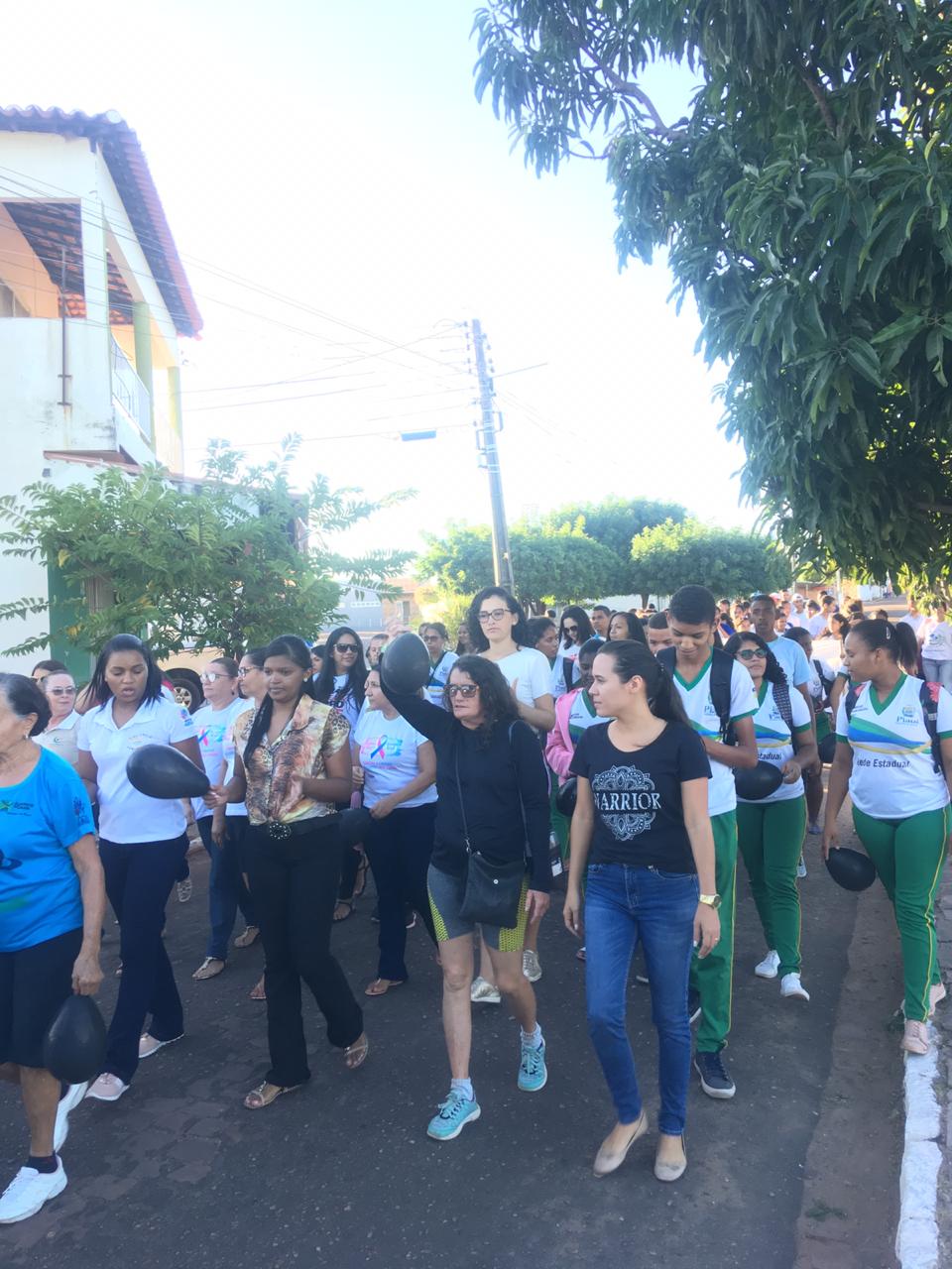 Secretaria Municipal de Saúde por meio do NASF realiza caminhada contra as Drogas em Ipiranga. - Imagem 1