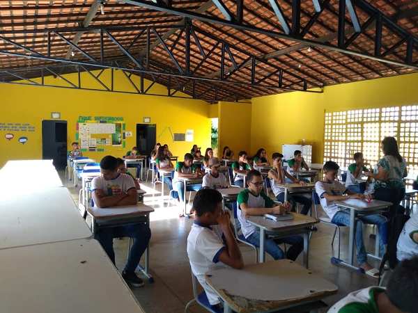 Secretaria municipal de educação realiza simulado com alunos que irão fazer a prova Brasil - Imagem 8