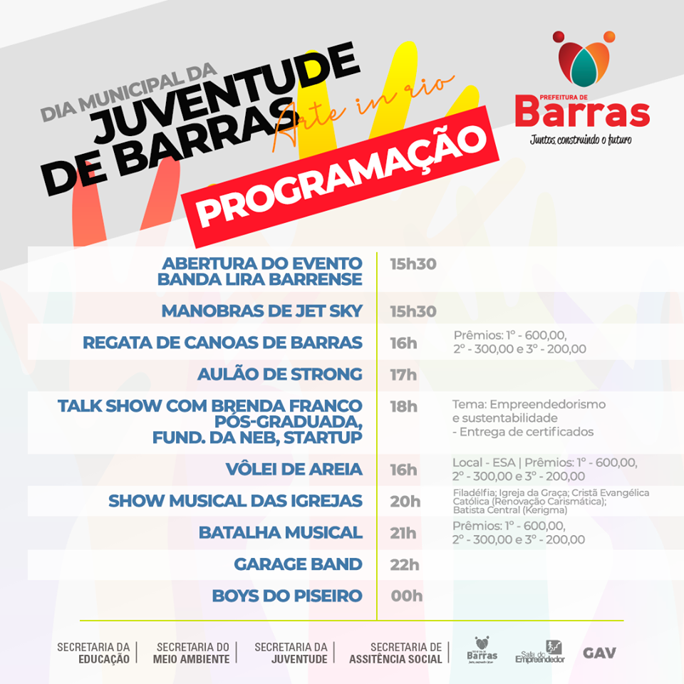 Prefeitura de Barras organiza evento para comemorar o dia da juventude - Imagem 2