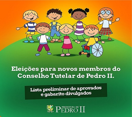 Divulgada lista preliminar de aprovados para Conselho Tutelar de Pedro II