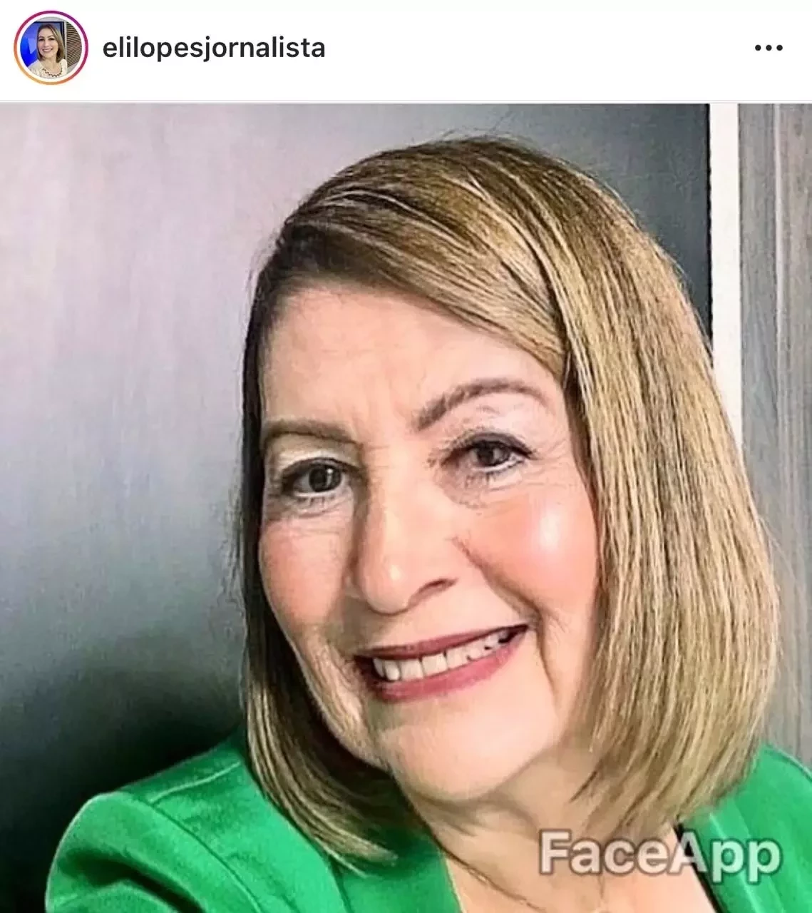 Entrando na onda: Veja apresentadores da TVMN com "filtro de idoso" - imagem 734