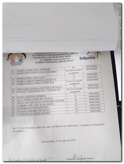 CMDCA divulga relação de aprovados na prova escrita - Imagem 2