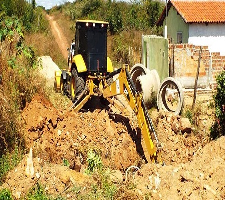 Município da início a interligação de ruas de bairro para o centro para o bairro Santo Antonio 