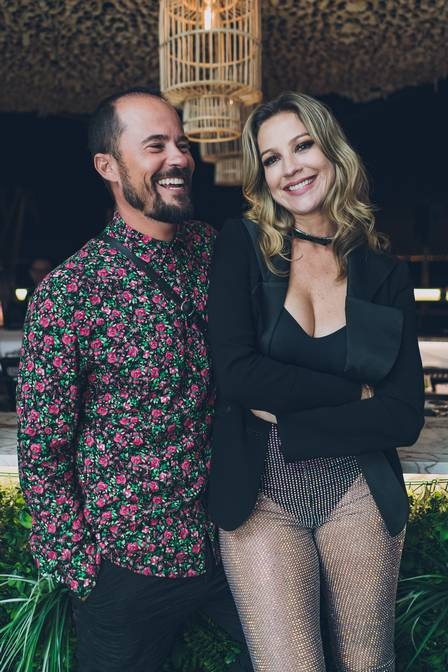 Piovani e Paulinho Vilhena juntos na festa