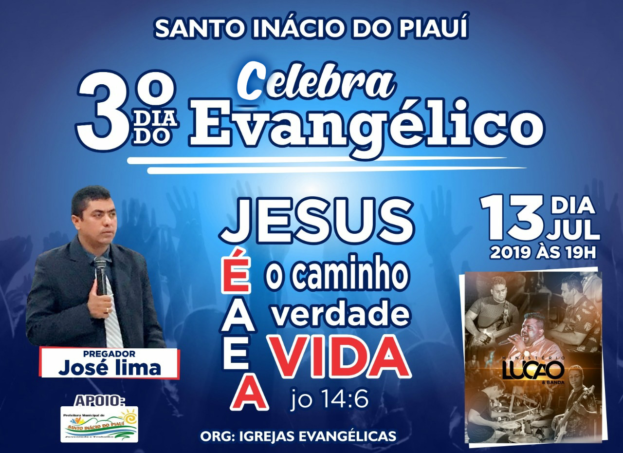 3ª Dia do Evangélico em Santo Inácio será realizado no dia 13 de julho - Imagem 1