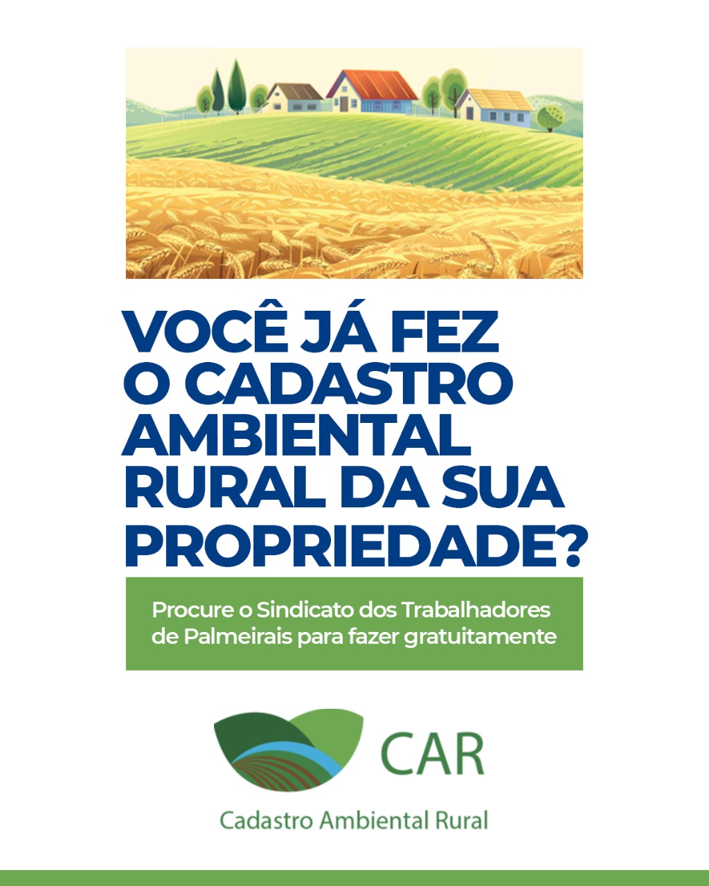 CAR é realizado gratuitamente em Palmeirais - Imagem 1