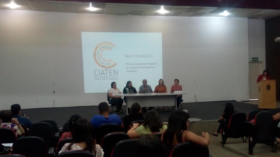 A Secretária de Saúde de Santo Inácio participa de oficina em Teresina 