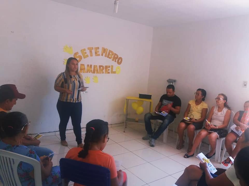 Secretaria municipal de saúde realiza roda de conversa sobre o setembro amarelo - Imagem 1