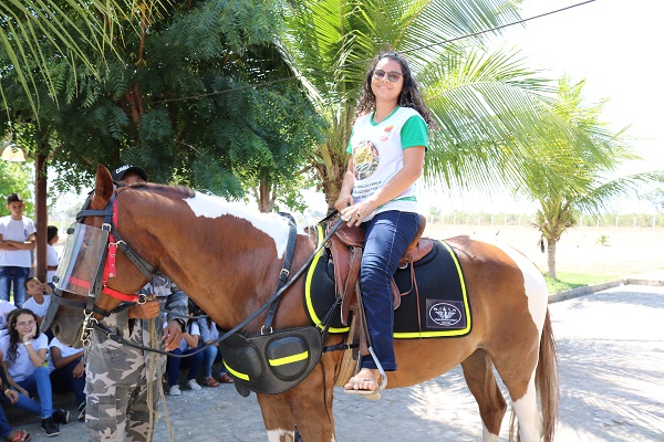 Alunos do Pelotão Mirim tiveram oficina com Esquadrão de Polícia Montada  - Imagem 24