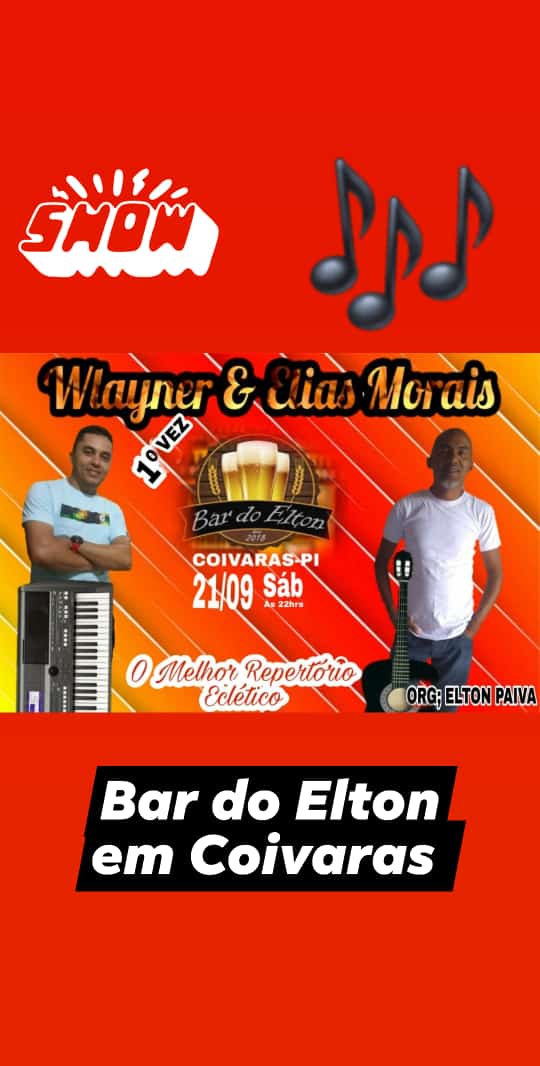 Confira! Grande seresta, no Bar do Elton! - Imagem 1