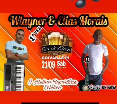 Confira! Grande seresta, no Bar do Elton!