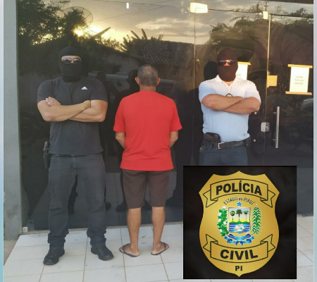 Polícia Civil de Piripiri prende homicida foragido de São Paulo