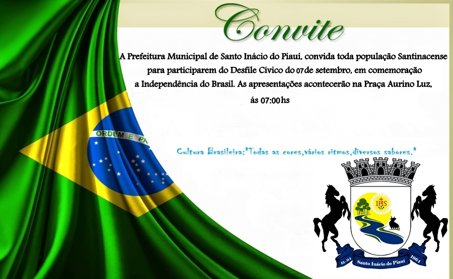 Santo Inácio do Piauí terá desfile do dia 07 de setembro