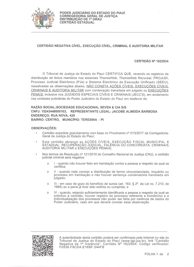 Errata: Dono da Faculdade SEVEN esclarece informações relacionadas a instituição  - Imagem 6