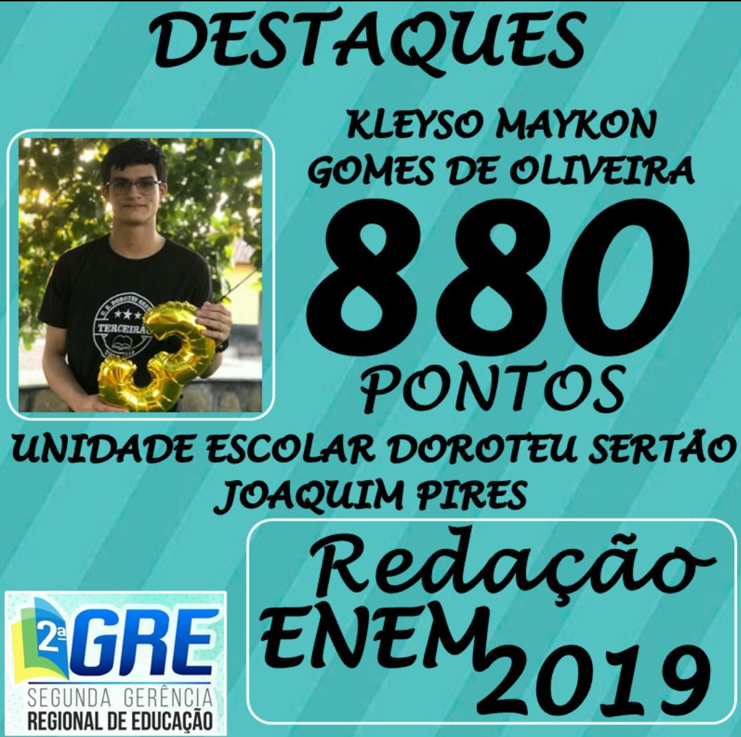 ENEM 2019: alunos da rede pública de ensino tiraram notas acima de 900 pontos - Imagem 2