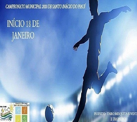 Tabela de jogos do campeonato municipal de futebol de Santo Inácio do Piauí 2020