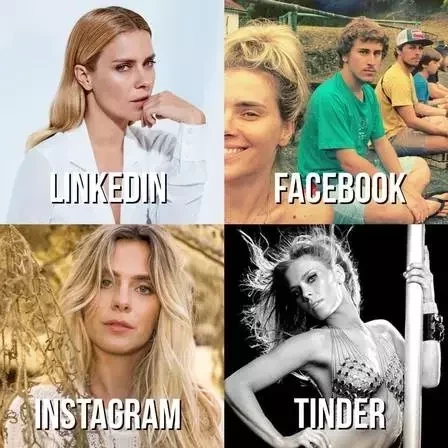 Famosos aderem a nova moda da web:  Facebook, Insta, Tinder e Linkedin - imagem 14465