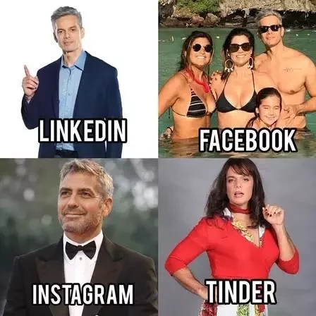 Famosos aderem a nova moda da web:  Facebook, Insta, Tinder e Linkedin - imagem 14471