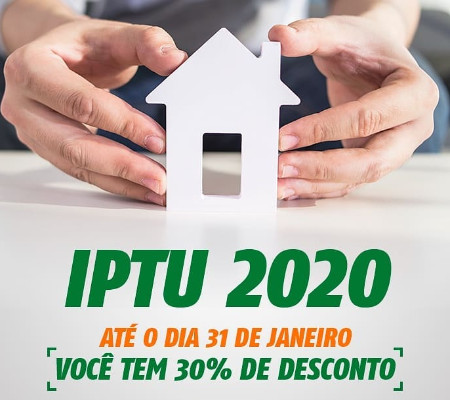 Água Branca dá desconto de 30% no IPTU até 31 de janeiro