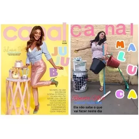 Dona de casa conquista celebridades ao imitá-las em capas de revistas - imagem 13272