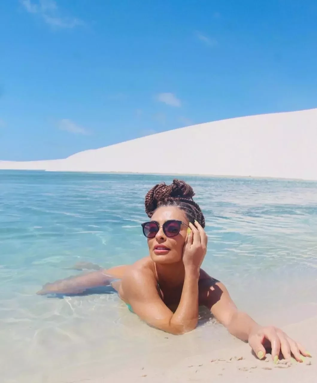 Juliana Paes se encanta por Lençóis Maranhenses e dá beijão no marido - imagem 28466