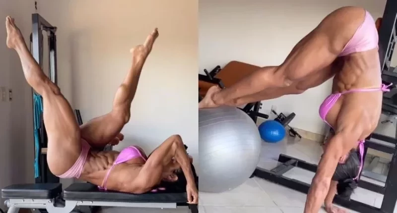 Gracyanne Barbosa treina com micro biquíni e exibe bumbum imenso; foto - imagem 28740