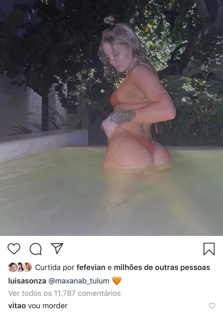 Luísa Sonza faz ensaio de bíquini fio-dental e Vitão reage: "Gostosa" - imagem 27768