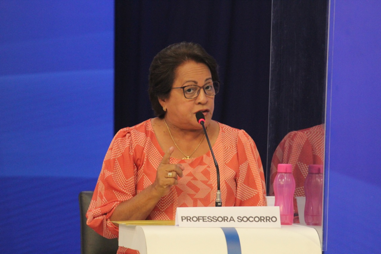 3º Bloco: Candidata Professora Socorro (MDB) responde pergunta da jornalista Carol Durães - Imagem 1